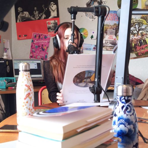 Photo de l'émission spéciale pour les Nuits de la lecture sur Radio Dynamo