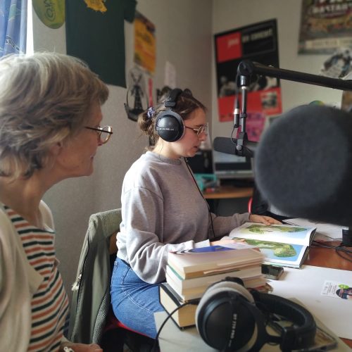 Photo de l'émission spéciale pour les Nuits de la lecture sur Radio Dynamo