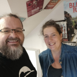 photo de l'émission SUR LA MÊME LONGUEUR D'ONDE du 25 09 2026 avec Hélène qui nous parle de la compagnie 36 et de leur évènement le Temps fort #4